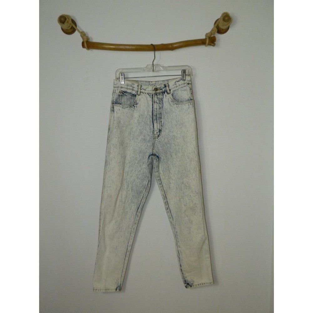Vintage Bill Blass Jeans Acid Wash High Waisted Tapered Leg  Mom Jean‎ Size 12